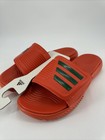 Adidas Alphabounce 2 0 Slide Mens Sz 13  wmn Sz 14  Univ Of Miami Orange Ji2516