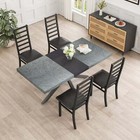 Retro Dining Set - Rectangular Table   4 Chairs