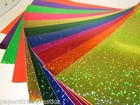 Holographic Sequins Sign Vinyl  Fantasy Sparkle Glitter   Choose Color   Size