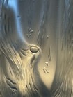 Antique Czech Inwald Art Deco Barolac Frosted Glass Vase Trees Forest Excellent