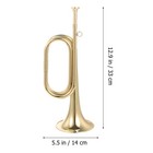 Ceremonial Bugle That Plays Taps Trumpet Child Scouts Morning Call