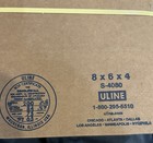 25 Shipping Boxes 8 x6 x4  Uline S 4080 Hvy Duty - 200 Lb  Burst Test Not 32 Ect