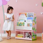 Fantasy Fields Kids Magic Garden Wooden Bookcase Book Shelf Multi Storage Pink