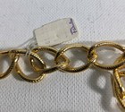 25  - 36   Vintage Hippy Waist Belt Goldtone Chain   Ball 1960s Era Rock   Roll