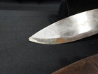 Vintage Gurkha Khukuri Kukri Knife Set   Sheath W  4 Small Knives Wood Brass Old