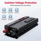 1000w 2000w Power Inverter 12v To 110v 4usb  3 1 ac Led Car Adapter Converter