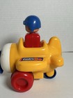 Tomy Vintage 1991 Push N    Go Plane Press Moving Infant Toy Baby Einstein