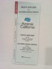 2 Lot Amtrak California   Seattle Coast Starlite Timetable Schedule May 10  2010