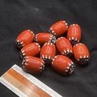 Lot Of 10 Pieces Antique Venetain African Trade Chevron Glass Unique Beads  2287
