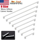 Brushed Nickel Modern Cabinet Handles Bar Pulls Kitchen Hardware Stainless Steel