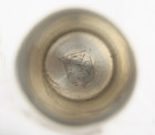 C 1880s Sterling Silver Simons Bros  Floral Thimble Geranium Flower L R Monogram