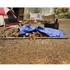 20  X 30  Large Multi-purpose Waterproof Heavy Duty Poly Tarp 8x8 Weave Blue