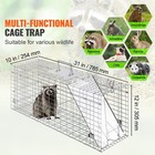 Live Animal Cage Trap 31  X 10  X 12  Humane Cat Trap Cats Squirrels Mouse