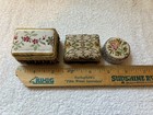 Lot Of 3  Dollhouse  Miniature   Foot  Stools--vanity Stool   Fringe    Artisan