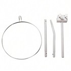 Metal Adjustable Clip-on Crib Canopy Mosquito Net Stand Holder Set For Baby