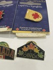 Lot Of 6 Canadian Pins Lapel Pins  Souvenires  Maple Leafs  Flags  Pinback