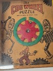 Vintage 1940s R Journet Cog Wheel Robot Dexterity Puzzle Wooden   Glass