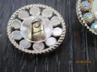 Chanel 2 Buttons  Gold Tone Metal  Winter White   Cc  Front 22mm So Pretty