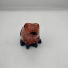 Vintage  Clay Pottery  Poisson Tree Frog Ocarina Whistle 1995