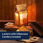 Candle Lamp Vintage Style Folding Brass Candle Lantern With Handle 3 Beeswax