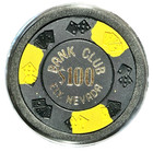 Casino Chip  Bank Club  100 Ely Nv Casino Legends Hall Of Fame