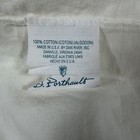 Vintage D Porthault White Teal Agua Crochet Trim King Pillowcase 1 Piece