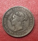 1887 Canadian One Cent Coin  Enn Coins
