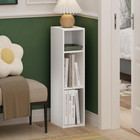 Fulda Book Shelf  3-tier Narrow Bookshelf  Bookcase With 8-in Width Storage Shel