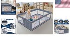 Spacious Baby Playpen 74x50   Safe Indoor   Outdoor Toddler Play Area