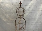 44  Medium Mystic Topiary Flower Trellis  Wrought Iron Metal Plant Climber