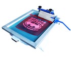 1 Color Screen Printing Machine Shirt Press Printer With Rotary Screen Holder 