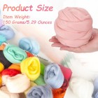 Wool Roving Yarn  150g 5 3oz Felting Wool Pure Roving Yarn  Light Pink