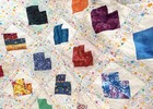 Vintage Handmade Quilt Child Baby Nursery Blanket Throw Lap Multicolor 35  X 35 