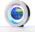 Magnetic Levitation Floating Globe With Led Lights - 4  O Shape Desk Decor Gift