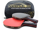 Professional Table Tennis Paddles Advance Intermediate Ping Pong Paddle Set Of 2