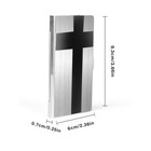 Stainless Steel Card Holder Case Pocket Metal Wallet For Business Id Credit Card