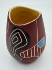 Late 1950s Brasil Pattern Vase By Designer Bodo Mans For Bay Keramik  W  Germany