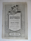 Program - Rosenkavalier - 1941 - Metropolitan Opera Philadelphia - Lotte Lehmann