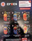 2026 Set 6  Mcdonald s Happy Meal All American Game X Crocs Key Chains Unopened 