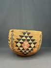 Large African Traditional Round Hand Woven Zulu Tribal Basket 18  D X 14  H