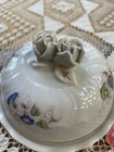 Vintage Hollohaza Hungary Chinoiseries 13 Porcelain Covered Vase W Urn 5 5  Tall