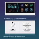 Douk Audio Lab Tx7 Vu Meter Audio Spectrum Visualizer Desk Clock Display Decor