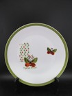 Vintage Georges Briard Avocado Green Butterfly Snack Plate Retro Mcm