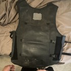 Hilason Rodeo Safety Vest Leather Bull Riding Protection Impact Gear  Size S