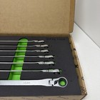 Dfxl100a Vim Tools 7 Piece Deep Spline Ratcheting Flex Head Xl Wrench Set  8-14