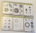 Lot Of 18- Stampin  Up Rubber   Cling Stamp Sets