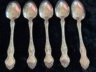 Vintage Wallace Violet Sterling Silver  0 925  1904 Teaspoon 5 Spoons