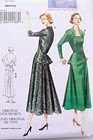 Oop Vogue Vintage 1950 s Reissue Misses Dress Sewing Pattern V8768 Size 6-12 New