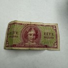Series 541  5 Five Dollars Mpc Military Payment Certificate Very Rare