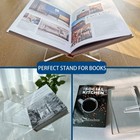 Acrylic Book Stand Large Open Display For Cookbook Art Bible Easel Magazine T   
